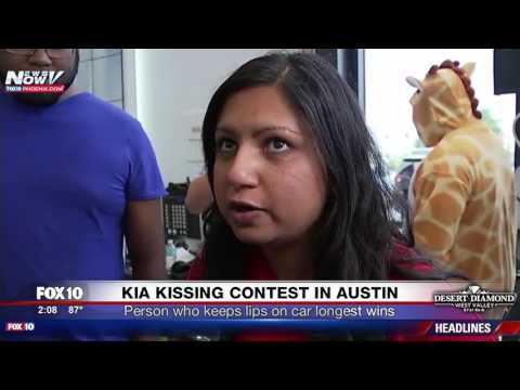 FINAL Moments of Kia Car Kissing Contest in Texas - WINNER Revealed (FNN)