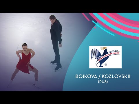 Boikova/Kozlovskii (RUS) | Pairs FS | Internationaux de France 2021 | #GPFigure