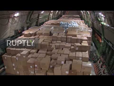 Russia: Military plane carrying masks and other coronavirus supplies departs for US