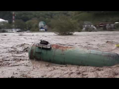 Наводнение на реке туапсе пос.Пригородный