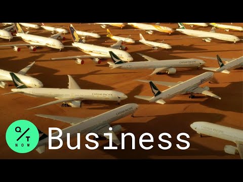 Coronavirus Pandemic Leaves 100+ Planes in Parking Lot Desert