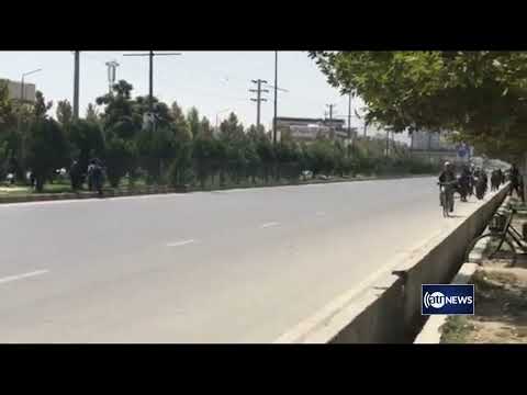 Footage of explosion on Dar al-Aman road, in Kabul this morning | وقوع انفجار در سرک دارالامان کابل