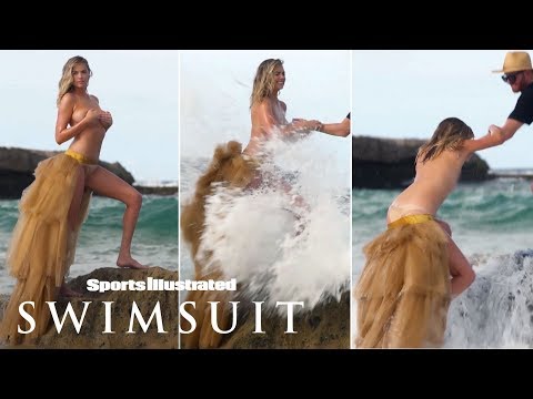 Watch Kate Upton Get Swept Away During Topless Photoshoot | Candids | Sports Illustrated Swimsuit