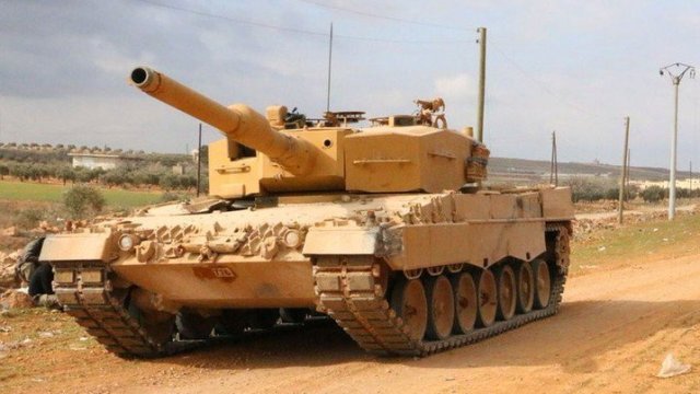 Турецкий танк Leopard, Африн, Сирия