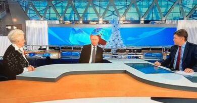 Владимир Путин пришел в студию программы «Время»
