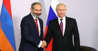 Никол Пашинян и Владимир Путин