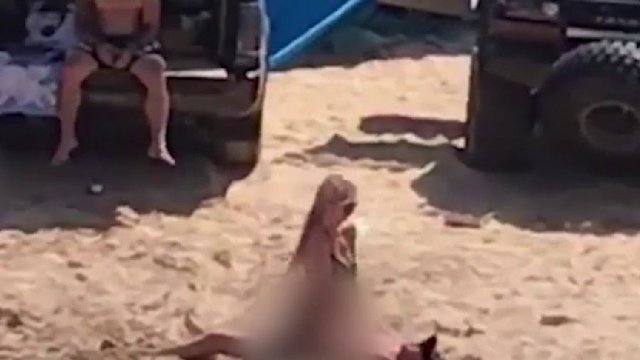 Секс на пляже в Находке