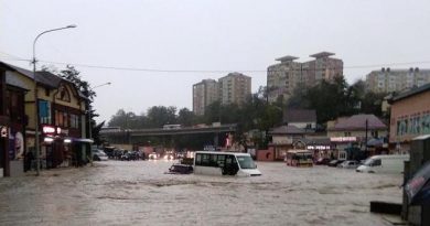 Наводнение в Туапсе