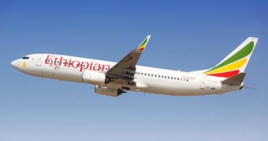 Самолет компании Ethiopian Airlines