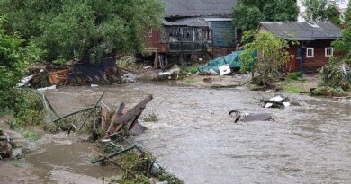 В Рузе прорвало дамбу