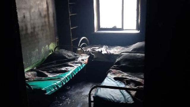 пожар в наркологической клинике в Красноярске
