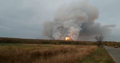 Склад с боеприпасами загорелся в Рязанской области