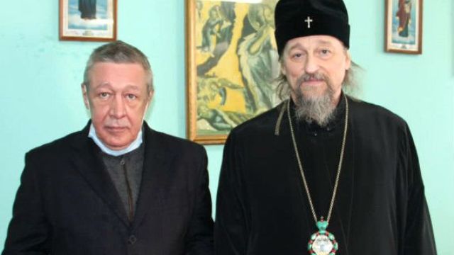 Михаил Ефремов и Митрополит Белгородский и Старооскольский Иоанн