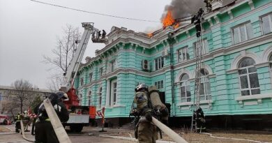 пожар в больнице Благовещенска