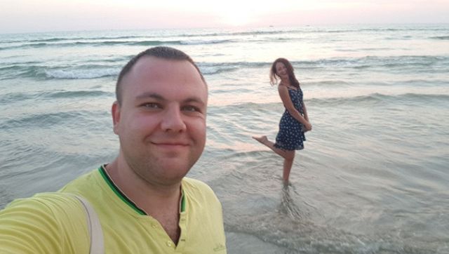 Замгендиректора «Мособлгаза» Кирилл Егоров с супругой
