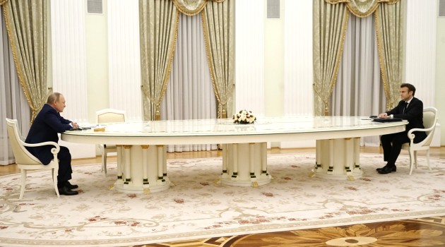 Президенты России и Франции Владимир Путин и Эммануэль Макрон провели в Москве переговоры