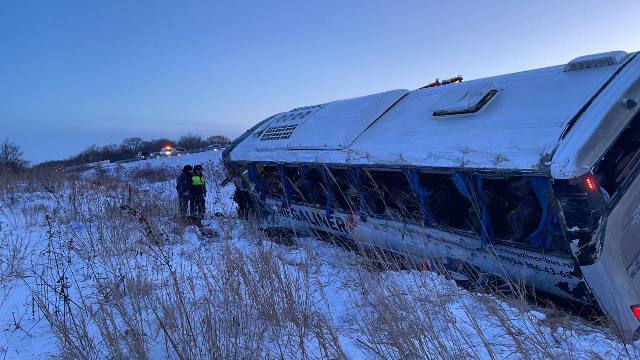 Семь человек погибли в ДТП с автобусом в Хабаровском крае