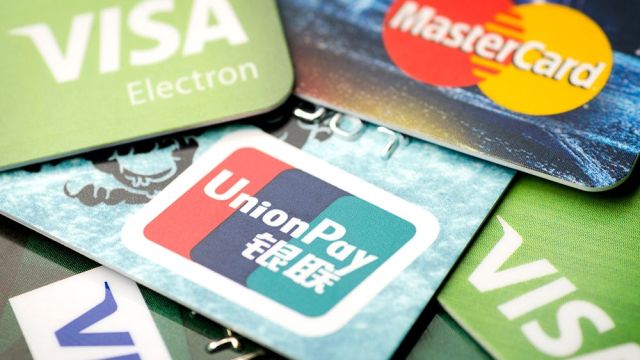 UnionPay Visa Mastercard