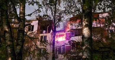 На месте взрыва в многоэтажном доме на улице Генерала Тюленева в Москве