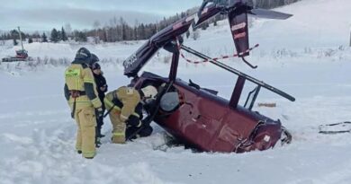 Частный вертолет разбился в Пермском крае